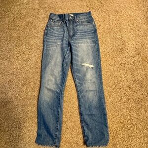 Madewell Classic Rigid Skinny Denim Jeans 26